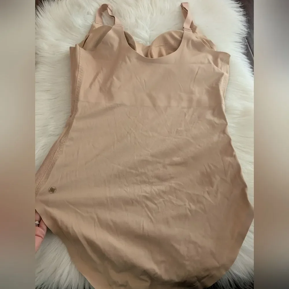Honeylove Liftwear Cami Bodysuit Shaper Shapewear Sand Tan L Large
